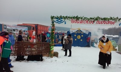 фото с Лыжни России 2015 СОШ Шняево Шняевское МО Чувашское подворье