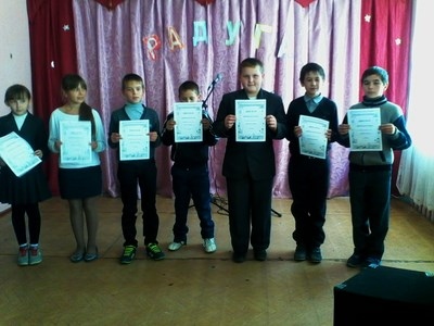 фото 14 октября посвящение в 5-классники СОШ Шняево
